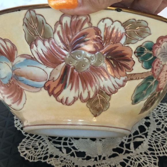 Vintage Enameled Bowl Andrea by Sadek Decorative Bowl - Picture 7 of 14